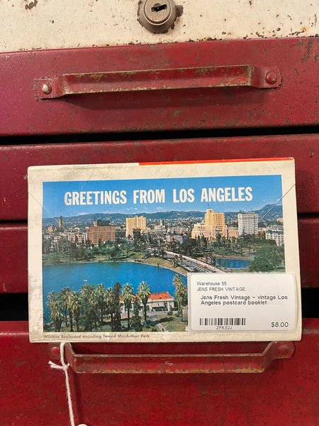Jens Fresh Vintage ~ vintage Los Angeles postcard booklet