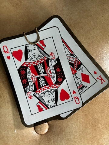 Vintage MCM Playing Card Ashtray