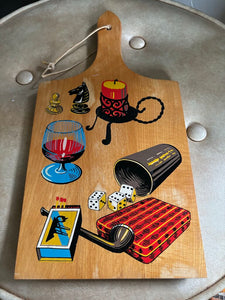 Vintage Nevco Cutting Board Yugoslavian 12in