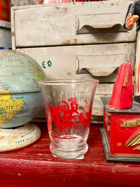 Jens Fresh Vintage ~ Vintage cherry juice glass