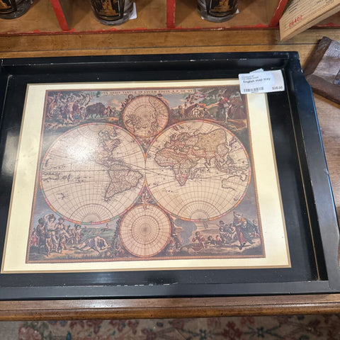 English map tray