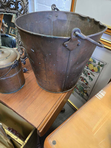 Old copper bucket 11 x 13