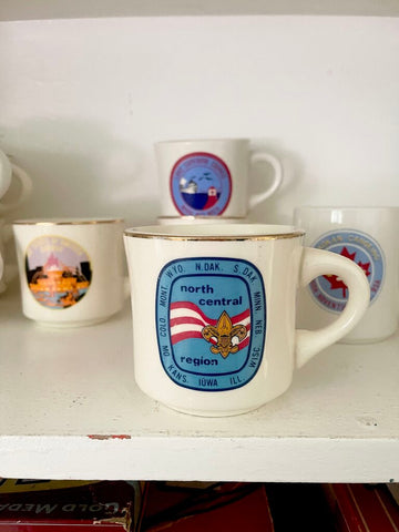 Jens Fresh Vintage ~ Vintage North Central Camp mug