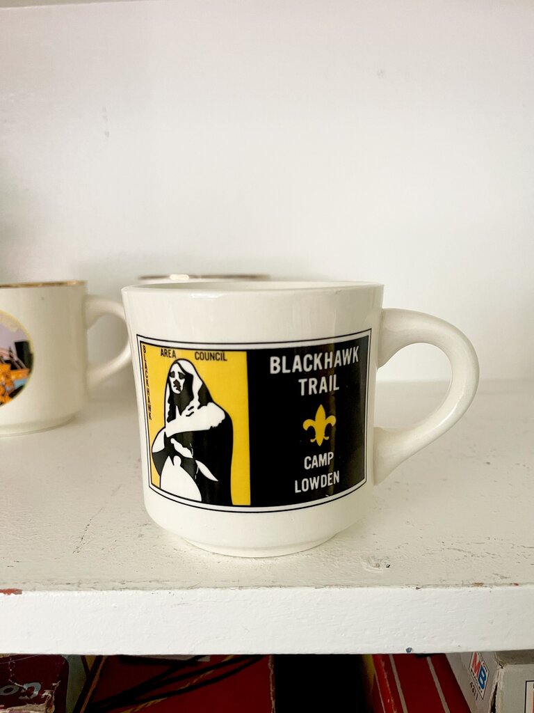 Jens Fresh Vintage ~ Vintage Blackhawk Trail, camo mug