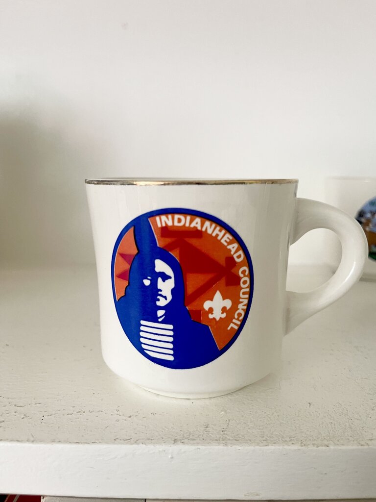 Jens Fresh Vintage ~ Vintage Indian head council camp mug