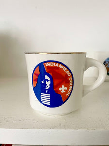 Jens Fresh Vintage ~ Vintage Indian head council camp mug