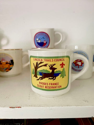 Jens Fresh Vintage ~ Vintage Lincoln Trail Council camp mug