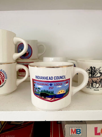 Jen's Fresh Vintage ~ vintage Indian head council camp mug
