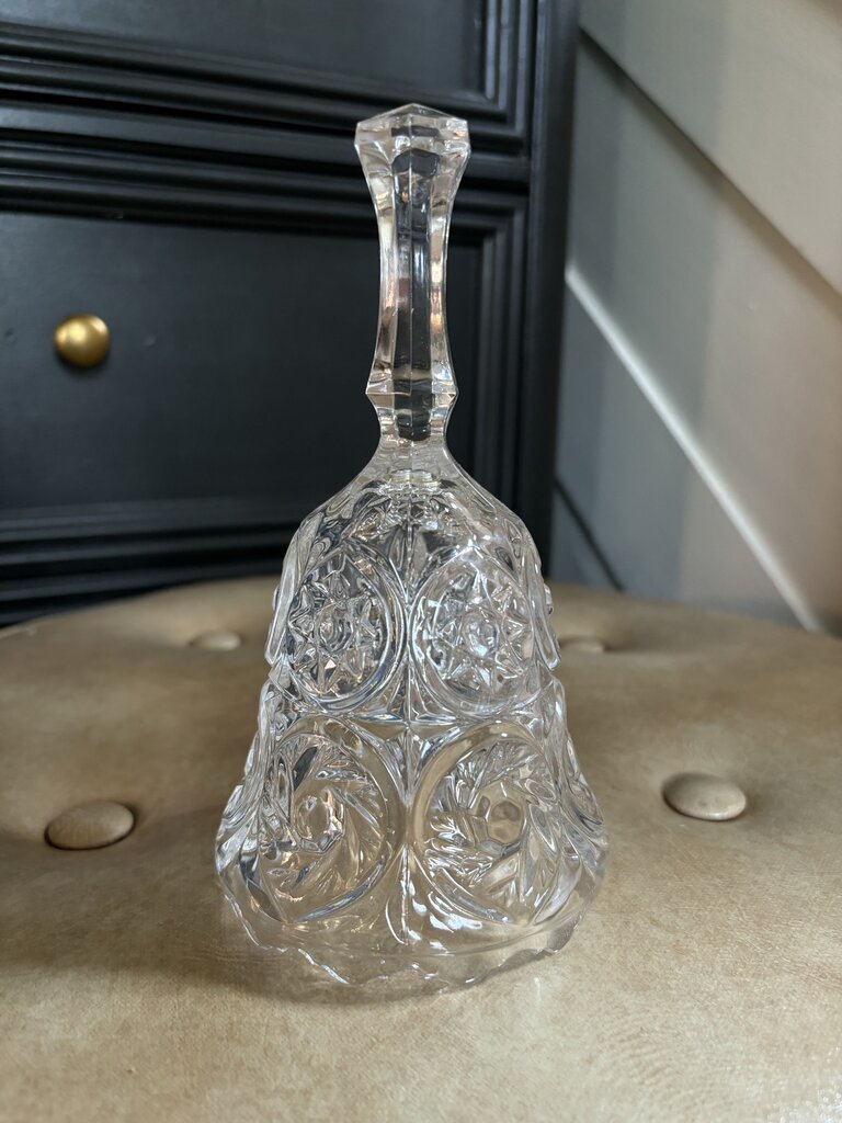 Vintage Crystal Bell 7in