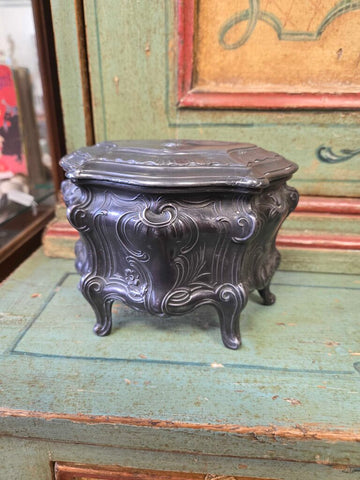 French depose jewelry casket 6 x 4.5" tall