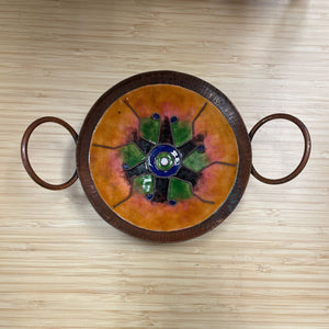Moxie - Enameled Trinket Bowl With Handles