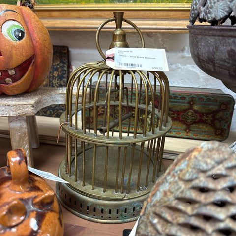 Moxie - Small Brass Birdcage