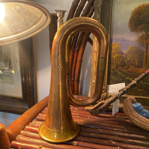 Copper and brass Calvert bugle
