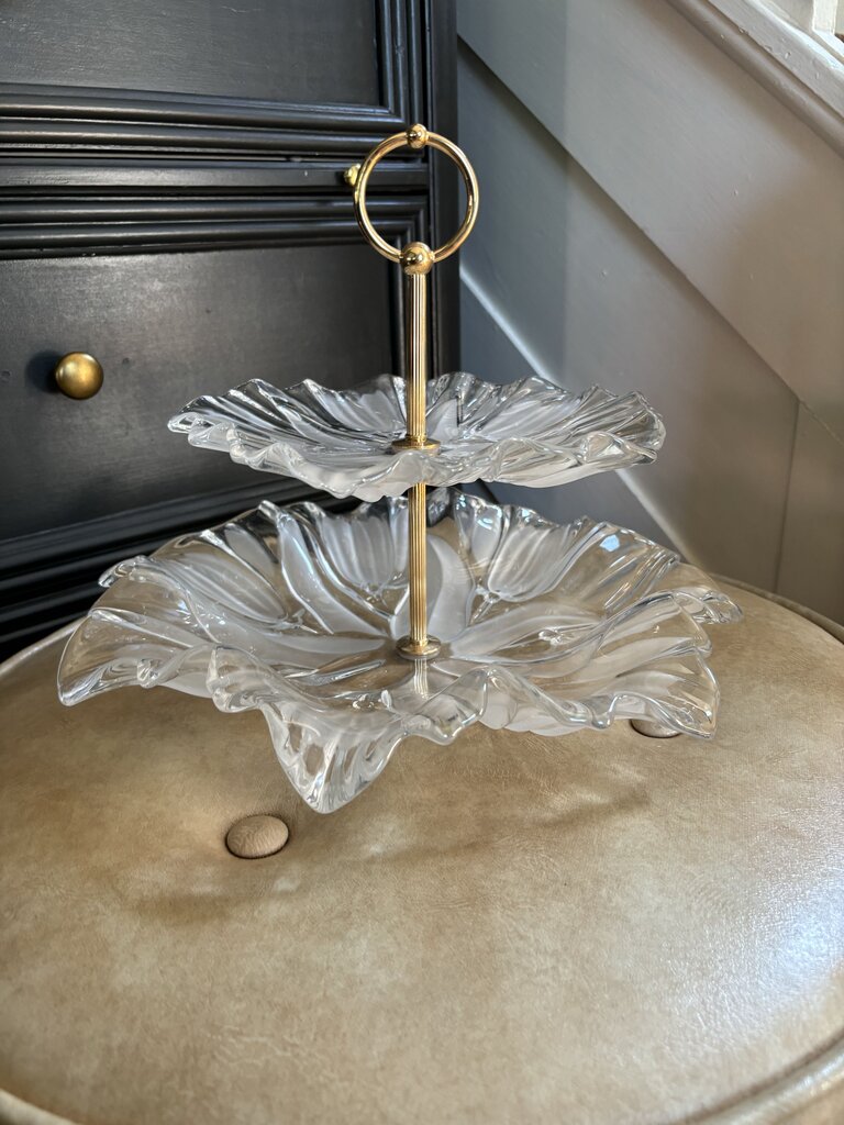 Vintage Mikasa Serving Stand 12in