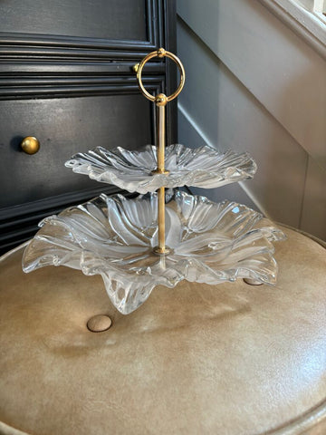 Vintage Mikasa Serving Stand 12in