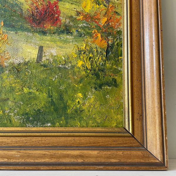 Moxie - Mitchell Fall Scene Painting On Board - 28 x 24
