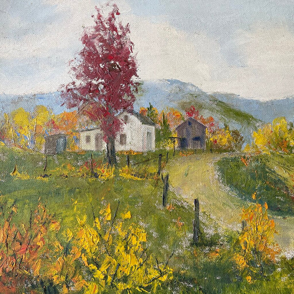 Moxie - Mitchell Fall Scene Painting On Board - 28 x 24