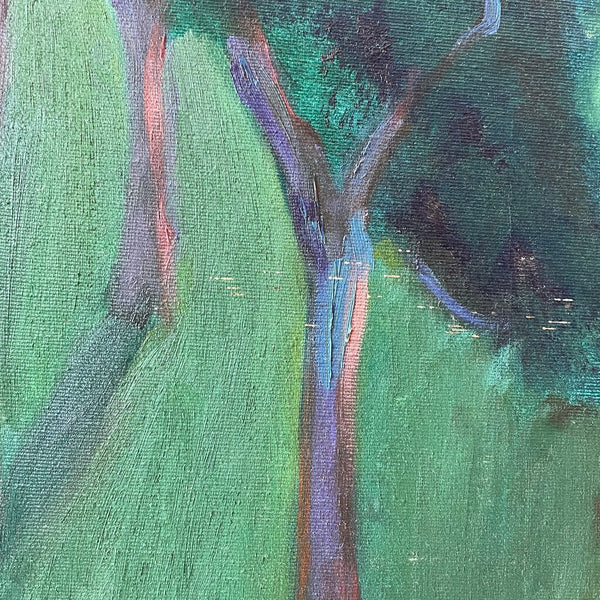 Moxie - Purple Trees Painting on Canvas - 37 x 28