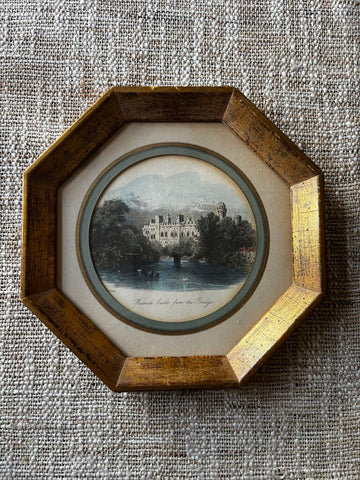 Vintage Framed Print of Warwick Castle