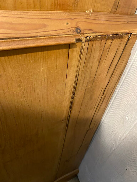 Antique European Pine dresser 2 piece antique condition 44" w x 21" d x 77" h