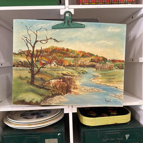 Jens Fresh Vintage ~ Vintage Fall painting 12x16