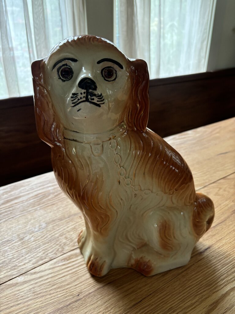 Antique Large Staffordshire Dog 14in