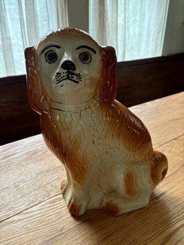 Antique Large Staffordshire Dog 14in