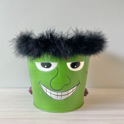 Moxie - Frankenstein Metal Bucket - 7" Tall 7.5" Diameter