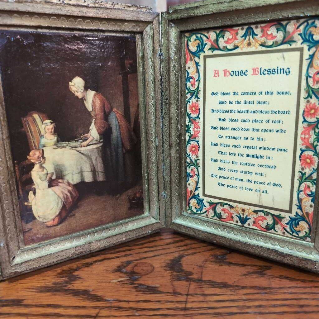 Vintage Florentine House Blessing