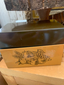 Vintage J. Chen & Co recipe box holder