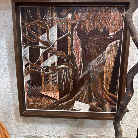 Brown tree art