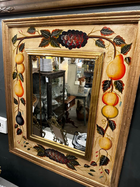 HAND PAINTED MIRROR 23" x 27" IN STORE PICKUP (SWOON)