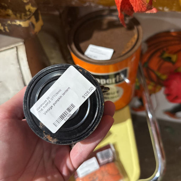 Vintage pumpkin lantern