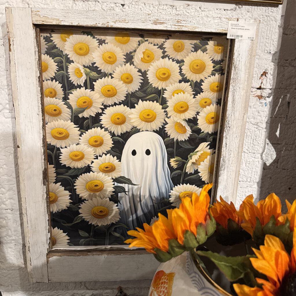 Ghost in sunflower picture