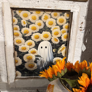 Ghost in sunflower picture