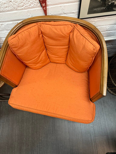 1960's Pair of Orange Chairs W1871