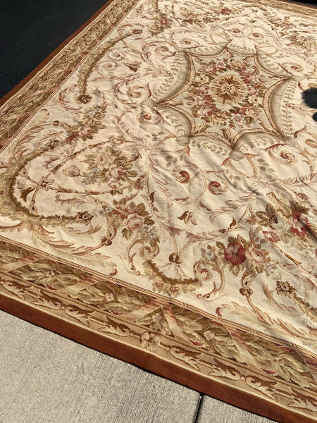 Needlepoint rug , Huge12 ft x 15 ft