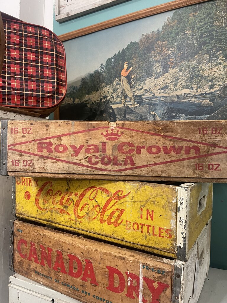 Jens Fresh Vintage ~ Royal Crown Cola pop crate