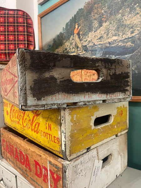 Jens Fresh Vintage ~ Royal Crown Cola pop crate