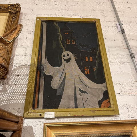 Retro ghost in green screen