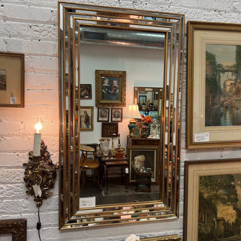 Vintage Hollywood Regency Gilded Mirror 42x25 IN STORE ONLY