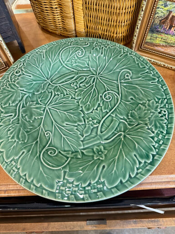 Bordallo Pinheiro Cabbage plate/charger 12in