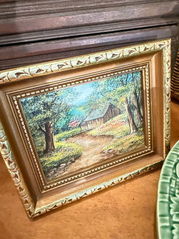 Small painting Cabin 5x7