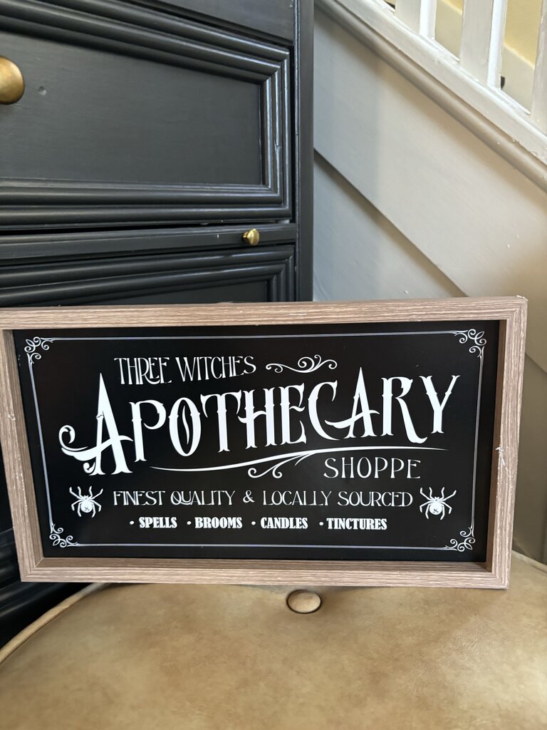 Apothecary Sign 14x8