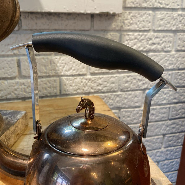 Vintage Equestrian Tea Kettle