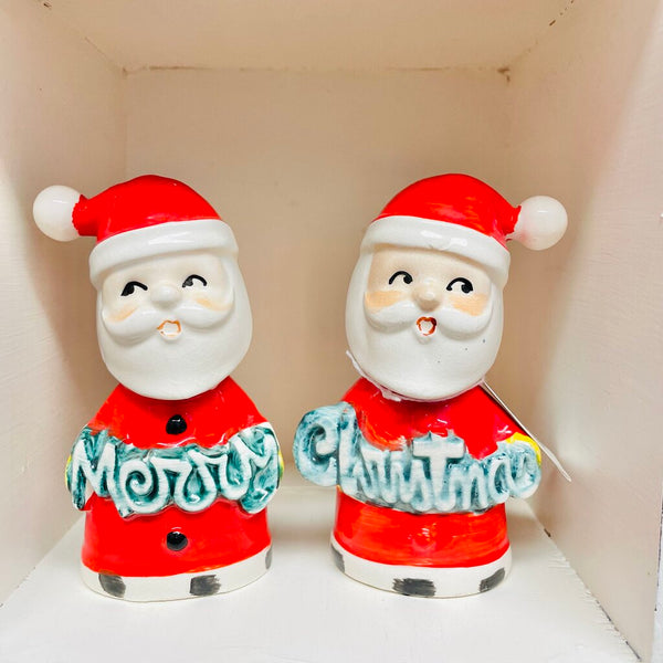 Moxie - Merry Christmas Santa Salt & Pepper Set