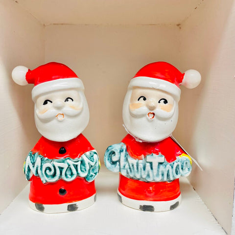 Moxie - Merry Christmas Santa Salt & Pepper Set