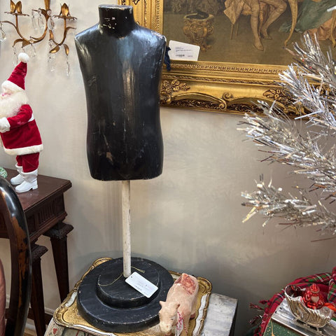 Vintage French mannequin on stand, 32", firm