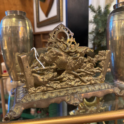 Brass Stag mail holder