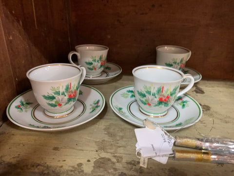 Vintage Japan Noritake Tea Set~ Set of 8 cups & saucers